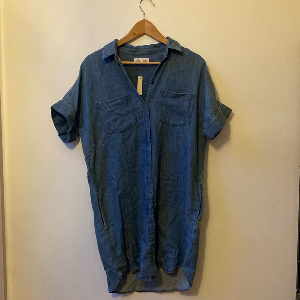 Madewell Courier denim shirt dress